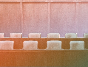 Seats of Jurors in the court