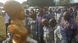 President Akufo-Addo at Vakpo Senior High School