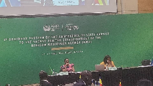 Photo of the 2nd session of the conference held in Kigali to establish the African Medicines Agency