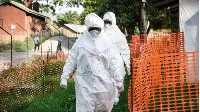 Medical staff of an Ebola Treatment Unit (ETU) in DR Congo