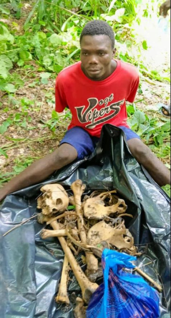 The suspect also led the Police team to a nearby bush to retrieve the deceased’s motorbike