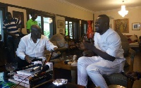 Cwesi Oteng and President Akufo-Addo