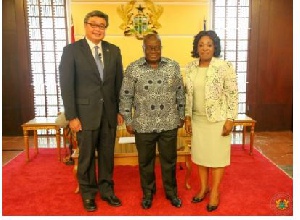 Outgoing Malaysian High Commissioner to Ghana, Mr Cheow called at the Flagstaff House on Wednesday