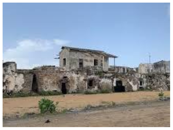 Historic Fort Prinzenstein fades as sea continues to devour Keta coastline