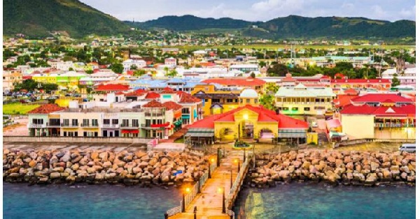 The Caribbean island of St. Kitts and Nevis
