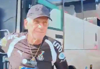 Carlos Queiroz was seen arriving at Dragon Park