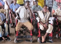 Photo of some PWD's in Ashanti Region working under YEA