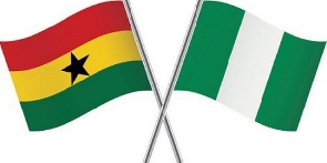Flags of Ghana and Nigeria | File photo