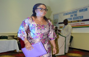 Charlotte Osei, Chairperson for the Electoral Commission