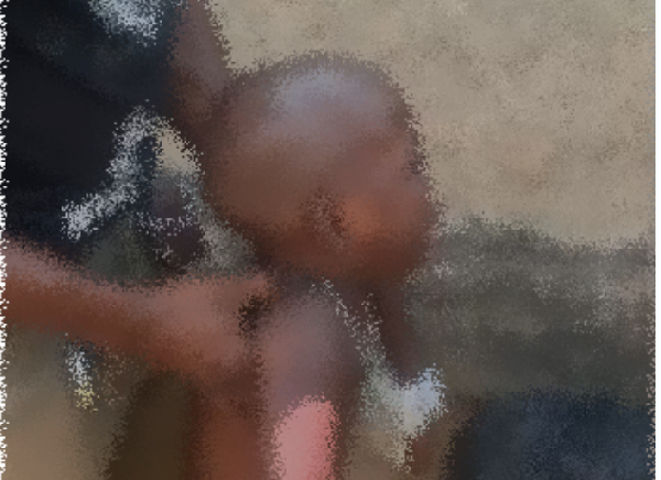 According to neighbours, the suspect regularly locks the victim and her own child inside