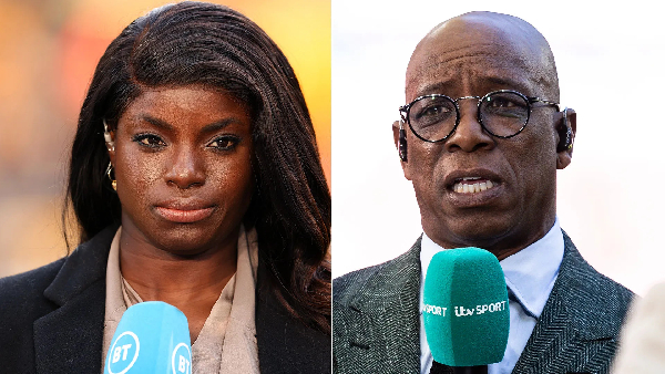 Eni Aluko and Ian Wright are sports pundits