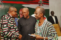 Former President, John Mahama and some NDC executives