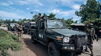 Soldiers from EACRF on patrol in Bunagana, Democratic Republic of Congo