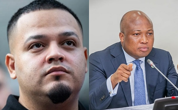 Kilmar Abrego Garcia (Left) and Minister of Foreign Affairs, Samuel Okudzeto Ablakwa (Right)