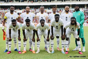 Black Stars in a group photo