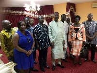 Some members of the Ghanaian delegation led by Joeseph Osei Owusu with Burkinabe counterparts