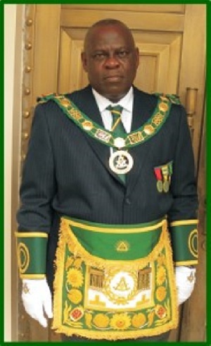 Otwasuom Osei Nyampong VI, Grand Master of the Grand Lodge of Ghana