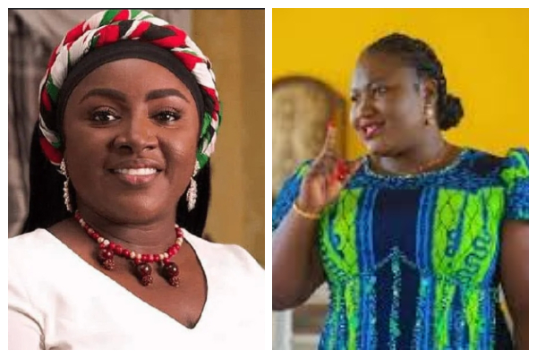 Dr Louisa Hannah Bissiw and Gloria Owusu