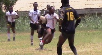 The Rugby team training ahead of the 3-nation tournament