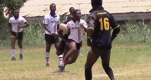 The Rugby team training ahead of the 3-nation tournament