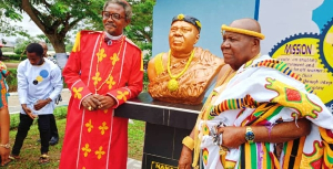 Kwanyano SHS Honors Nana Dr Ampim Darko With Monumental Effigy