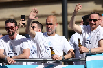 Michael Jordan pays tribute to Pep Guardiola at Man City manager's farewell Michael Jordan pays tribute to Pep Guardiola at Man City manager's farewell