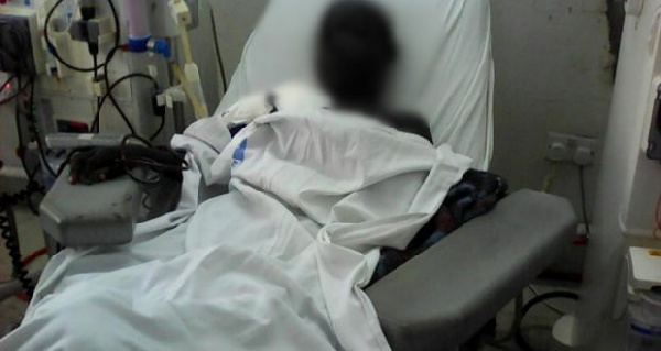 File photo of a dialysis patient