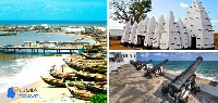 File photo: Some tourist sites in Ghana