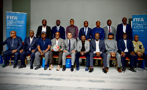 GFA President Kurt Okraku attended the FIFA Forward consultative meeting