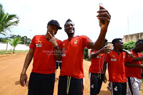 Andre Ayew and Asamoah Gyan