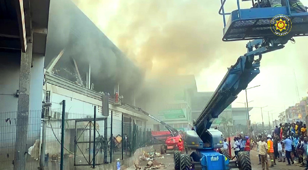 A fire incident was recorded at the Kejetia Market on Wednesday, March 15, 2023