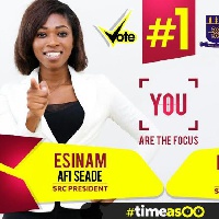 Esinam Afi Seade is a level 300 female student of UG