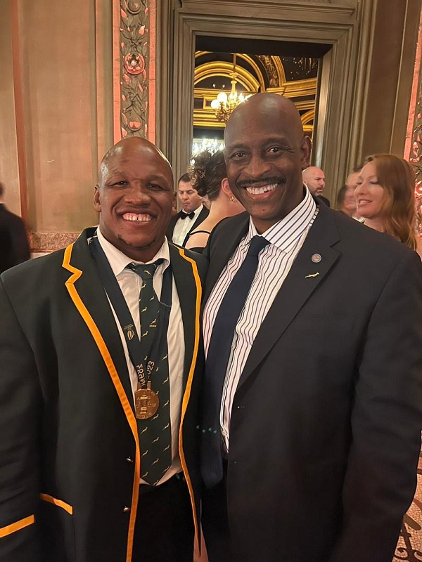 Herbert Mensah praised the Springboks for their unique ability to win four Rugby World Cup titles