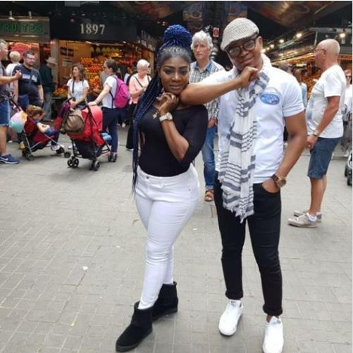 Bishop Daniel Obinim with his wife in Spain