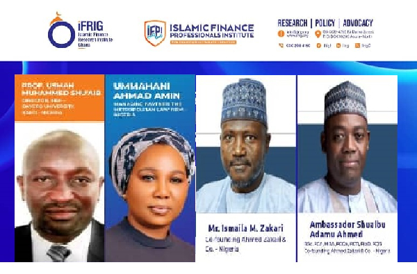 Photo of the four IFRIG members who contributed on the webinar