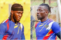 Solomon Agbetsi (L) and Benjamin Asare (R) are both goalkeeper of Hearts of Oak