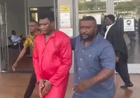 Richard Appiah (in red) has been convicted