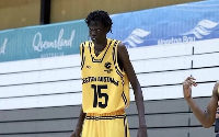 18-year-old Jongkuch Mach is  7 feet 6 inches (229 cm) tall