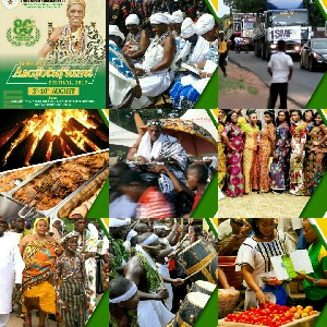 The festival allows the people of Ada to celebrate their Asafo companies