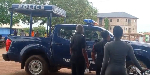 The Ghana police at work