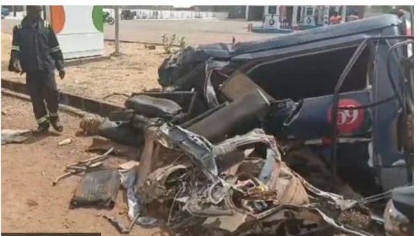 One of the accident vehicles