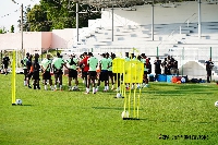 The Black Stars will train on Friday and Saturday before taking on Cape Verde on Sunday
