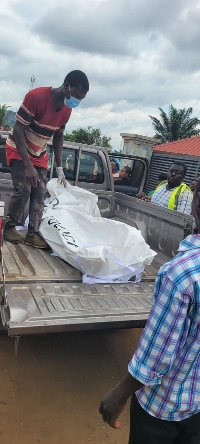 The body of the deceased has been retrieved by the police