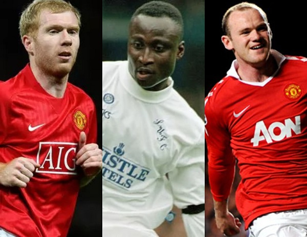 L-R: Paul Scholes, Tony Yeaboah and Rooney have scored briiliant volley goals