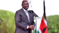 Kenya’s President William Ruto giving a speech at a function