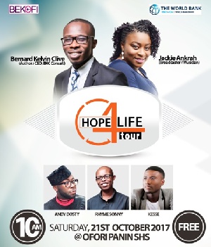 Hope 4 Life Tour is a free youth motivation, grooming, mentorship and networking project