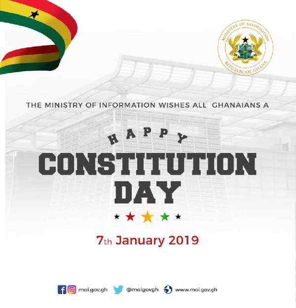 Constitution Day recognise Ghana's effort of sustaining the 4th Republican Constitution
