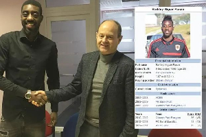 Panzo signed for FK Panevėžys based on his fake career stats