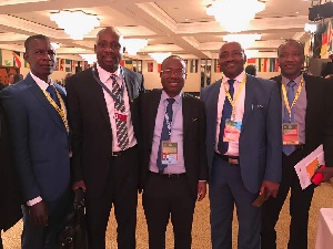 Ghana FA delegation in Bahrain