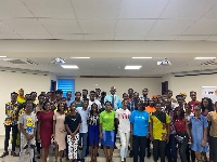 Participants of a one-day seminar of Curious Minds and UNICEF